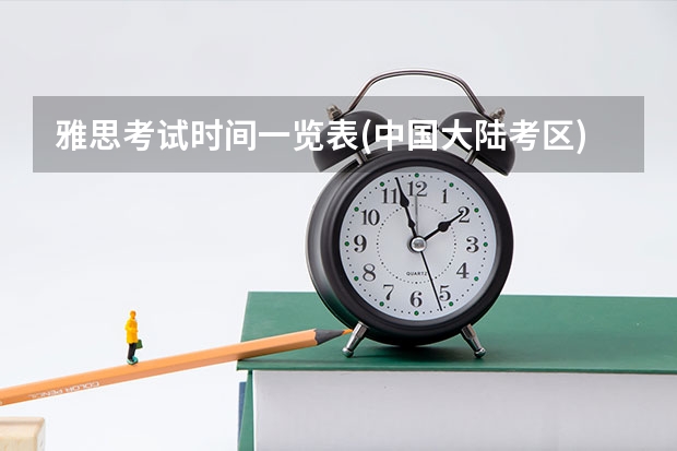 雅思考试时间一览表(中国大陆考区)，9月份雅思考试 2022年河南省雅思考试时间及考试地点已公布